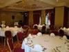 White Chair Cover Pink Taffeta Sash